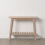 Console Blanc Bois de pin Bois MDF 90 x 32 x 75 cm