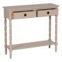 Console Blanc Bois de pin Bois MDF 90 x 30 x 81 cm