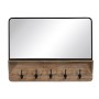 Miroir mural Noir Beige Bois Verre 90 x 13 x 66 cm