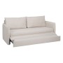 Canapé Beige Polyester Lin 210 x 93 x 95 cm