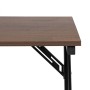 Desk MDF Wood Natural 120 x 60 x 75 cm