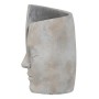 Vase Gris Ciment Visage 21 x 18 x 32,5 cm