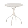 Table d'appoint Crème Fer 70 x 70 x 75 cm