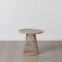 Table d'appoint Beige Fer Rotin 55 x 55 x 50 cm