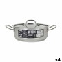 Casserole with lid Quttin Hotel Steel ø 24 x 9 cm (4 Units)