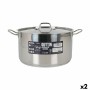 Casserole with Lid Quttin Hotel Steel ø 32 x 18 cm (2 Units)