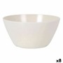 Salad Bowl La Mediterránea Melamin White Shine (8 Units)