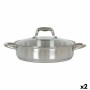 Casserole with glass lid Quttin 5,3 L (2 Units)