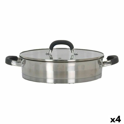 Casserole avec Couvercle en Verre Quttin 3,1 L (4 Unités)