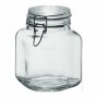 Pot en verre Borgonovo 33211 Hermétique Transparent 1,7 L 12 x 12 x 17 cm (6 Unités)