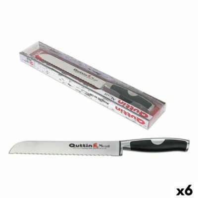 Bread Knife Quttin Moare (22 cm) 6 Units 3 mm