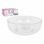 Salad Bowl LAV CP112-1 Transparent Crystal 23 x 23 x 10 cm (4 Units) (2600 cc) (ø 23 x 9,4 cm)