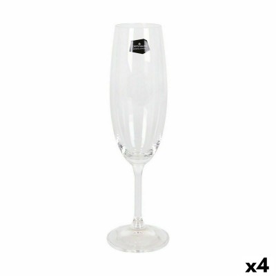 Set de Verres Crystalex Lara Champagne 220 ml Verre (6 Unités) (4 Unités)