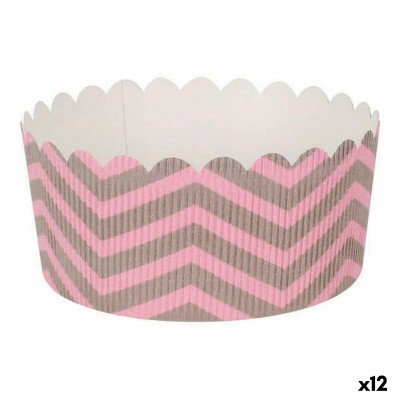 Moule à pâtisserie Quttin Rose 6 Pièces 12 x 6 cm (12 Unités)