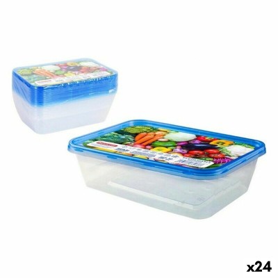 Ensemble de 10 Boîtes à Lunch Privilege 49786 500 ml Rectangulaire 17,5 x 12 x 4 cm (24 Unités)