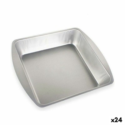 Oven Mould Quttin Carbon steel 24 x 20,5 x 4 cm (24 Units)