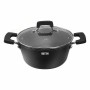 Casserole avec Couvercle en Verre Quttin Grand Chef 3 mm 37 x 24 x 13 cm (4 Unités)