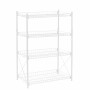 Shelves Confortime Metal White 52 x 34 x 86 cm (2 Units)