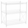 Shelves Confortime Metal White 52 x 34 x 55 cm (2 Units)