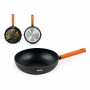 Wok Quttin Gastro Noir Orange 47 x 29 x 8 cm (6 Unités)