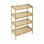 Shelves Confortime Brown 4 Shelves Bamboo 70 x 35 x 100 cm (2 Units)