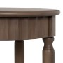 Petite Table d'Appoint Marron Bois de pin Bois MDF 40 x 40 x 66 cm