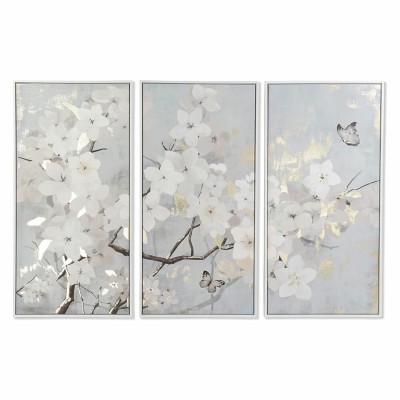 Jeu de 3 tableaux DKD Home Decor Arbre Oriental 150 x 4 x 100 cm