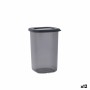 Tin Quid City With lid 1,2 L Grey Plastic (12 Units)