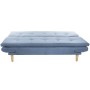 Sofa DKD Home Decor Blue Sky blue Natural Wood Scandi 180 x 85 x 83 cm