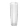 Lot de verres réutilisables Algon À Tube Transparent 6 Pièces 300 ml (70 Unités)