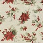 Nappe enduite antitache Belum Christmas Rouge Vert Lin 100 x 150 cm