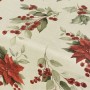 Nappe enduite antitache Belum Christmas Rouge Vert Lin 100 x 150 cm