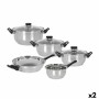 Cookware Quttin Genova 8 Pieces (2 Units)