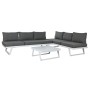 Sofa and table set Home ESPRIT Metal 130 x 68 x 65 cm