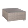 Centre Table Marlene Light brown Crystal Rattan 75 x 75 x 38 cm