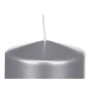 Candle Silver 9 x 10 x 9 cm (12 Units)