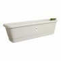 Pot Elho Blanc 20 x 65 x 17 cm Gris Plastique Carré