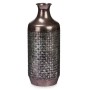 Vase Silver Metal 16 x 42 x 16 cm (4 Units) With relief