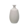 Vase Gris Céramique 21 x 39 x 21 cm (2 Unités) Rayures