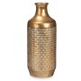 Vase Golden Metal 16 x 42 x 16 cm (4 Units) With relief