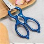 Kitchen Scissors 3 Claveles 8" Stainless steel Blue Multi-use