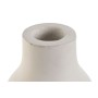 Vase Home ESPRIT Blanc Bois de manguier Moderne Visage 15 x 15 x 30 cm