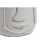 Vase Home ESPRIT Blanc Bois de manguier Moderne Visage 15 x 15 x 30 cm