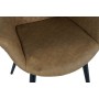 Chaise de Bureau DKD Home Decor Noir Camel Polyuréthane 68 x 64 x 82 cm