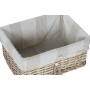 Basket set Home ESPRIT Brown Beige Natural 48 x 38 x 22 cm (5 Pieces)