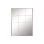 Miroir mural Home ESPRIT Rose clair Verre Fer Miroir Fenêtre Scandi 90 x 1 x 120 cm