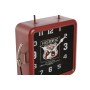 Table clock Home ESPRIT Red Metal gasolinera 18 x 10 x 34 cm