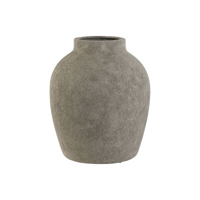 Vase Home ESPRIT Gris Ciment 31 x 31 x 36 cm