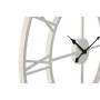 Horloge Murale Home ESPRIT Blanc Noir Métal 60 x 3 x 60 cm (2 Unités)