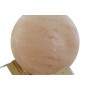 Lampe de bureau DKD Home Decor Marron Rose Sel Acacia 15 W 220 V 15 x 15 x 20 cm